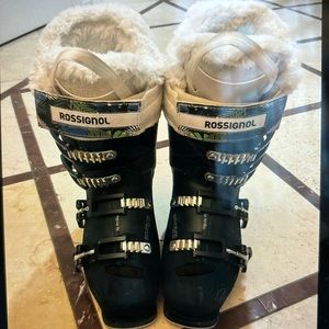 Rossignol all track 70 W, black blue , size 23.5, women’s